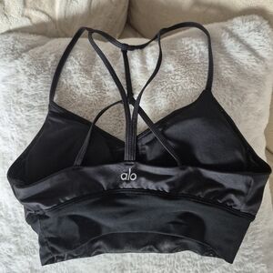 Alo Yoga Black Lavish Bralette Size Small